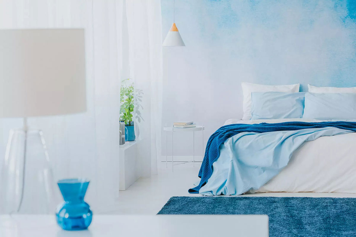رنگ اتاق - بهترین رنگ برای اتاق خواب