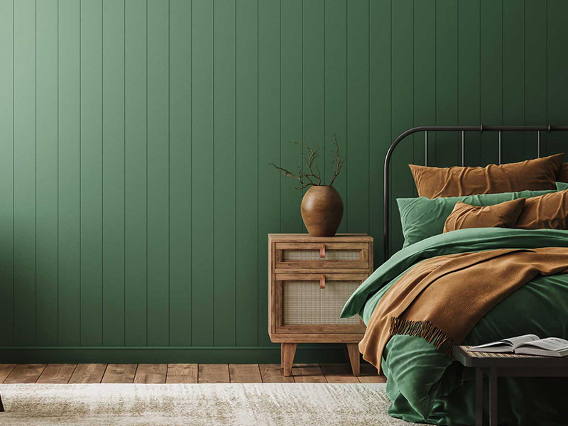 سبز بهترین رنگ اتاق